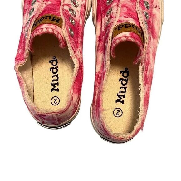 Mudd girls slip on sneakers. Size 2. Tie dyed effect. - Picture 2 of 7